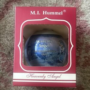 Hummel Joyeux Noël Blue Ornament